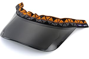 Tontron Colourvisor Removable Helmet Visor | Helmet Brim (Black)