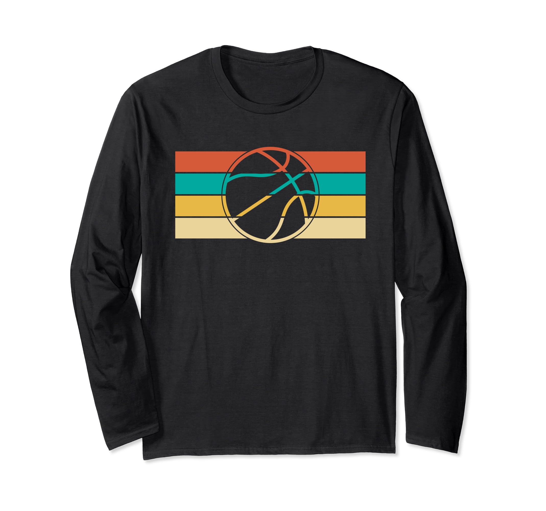 Retro Basketball Hoops Streetball - Vintage Basketball Long Sleeve T-Shirt