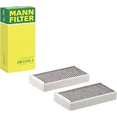 MANN-FILTER CUK 23 015-2 Cabin Air Filter Compatible with Various BMW 228i Gran Coupe, i3s, M235i xDrive Gran Coupe, X1 sDrive28i, X2 M35i and sDrive28i, Mini Cooper, Clubman, Countryman