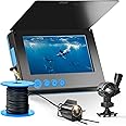 4.3 inch Fish Finder Underwater Fishing Camera, 8000mAh Li-Battery, Wide-Angle Infrared LED Night Vision Camera, Host IP65 Waterproof, with 4.3 inch IPS Display for Ice, River and Boat Kayak Fishing