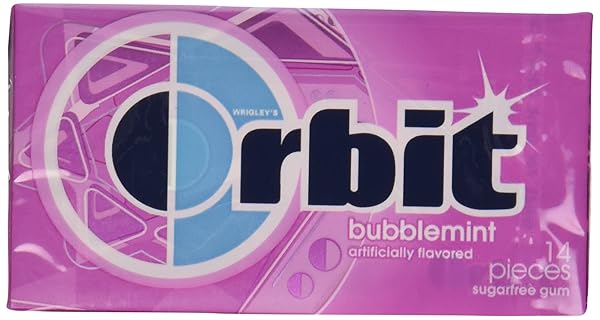 WRIGLEYS ORBIT BUBBLEMINT, 14 COUNT (PACK OF 12)