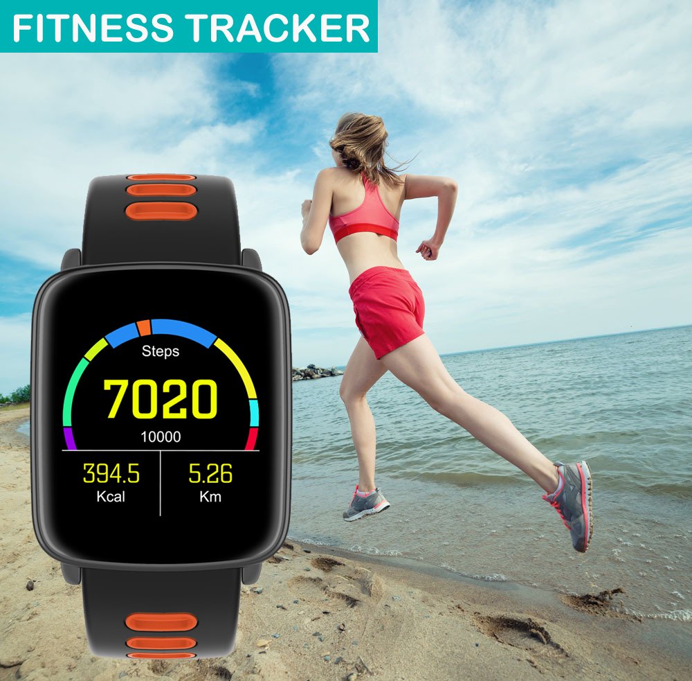 Smart Watch,Willful SW018 Bluetooth Smartwatch IP68 Waterproof Sport