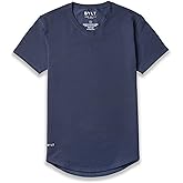 BYLT Men's Drop-Cut V-Neck – Plain Tshirts for Men – Soft Polyester, Cotton, Spandex – Moisture Wicking, Wrinkle Resistant