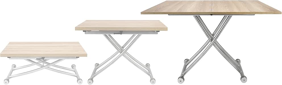 Spacemaster converts Amazon.com: SpaceMaster Transforming X Coffee and Dining Table 2.0 in