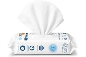 POOPH® Pure Wipes™ – 100 Count Pack – Gentle, Fast Odor-Elimination – NO Fragrances, NO Harsh Chemicals – Cleans Paws, Butt, Ears, Face, Fur – Perfect for Cars, Crates, All Surfaces