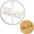 Santa Claus and Reindeer cookie cutter, 1 piece - Bakerlogy