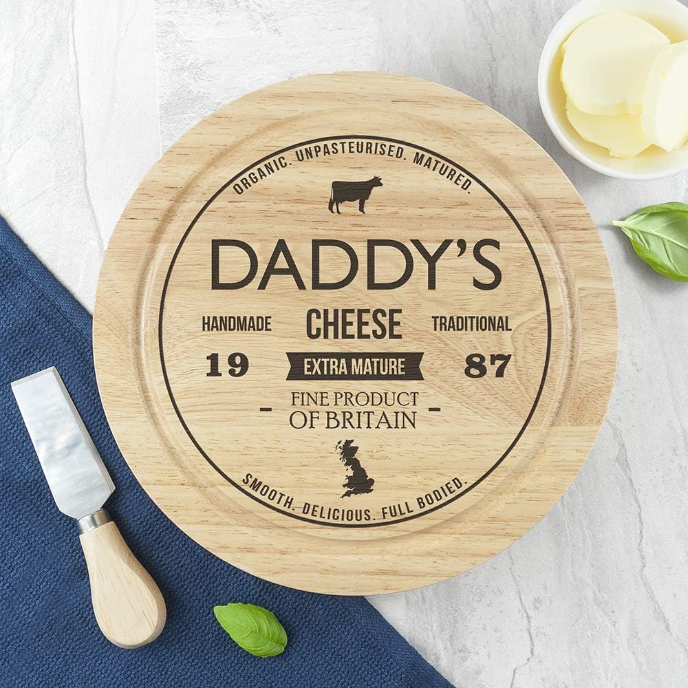 Traditional Brand Cheese Board Gift Set with Cheese Knives Included