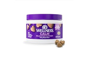 WELLNESS NATURAL PET FOOD Wellness Tasty Cheese Flavored Soft Chews Calming Supplements for Dogs, 45 Count