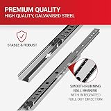 LouMaxx Drawer Runners 17mm Groove 310mm 4 Pack - Ball Bearing Slides view 3