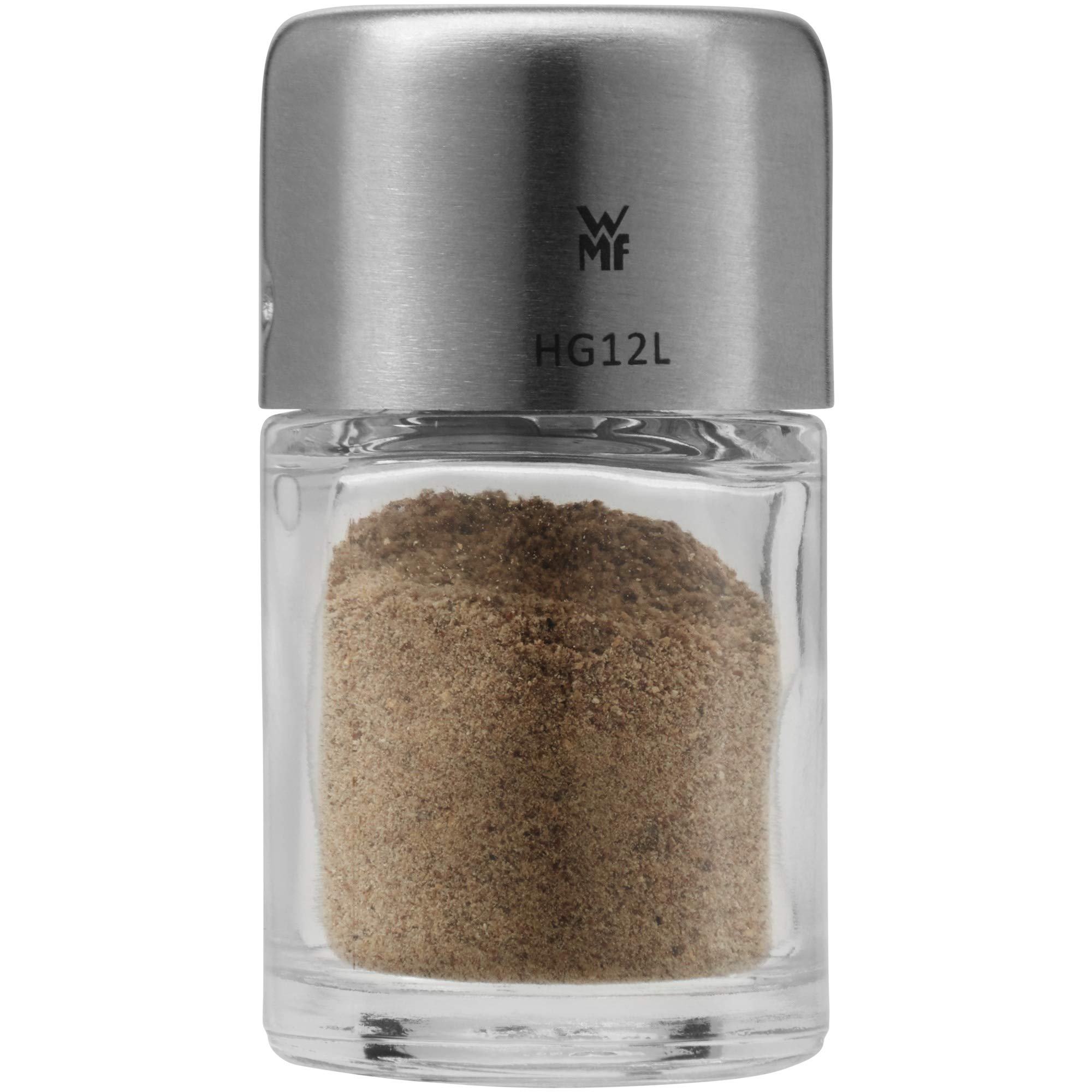 WMF Bel Gusto Salz und Pfeffer Streuer Set 2-teilig, Streuer klein, Salzstreuer Mini, Cromargan Edelstahl mattiert 8