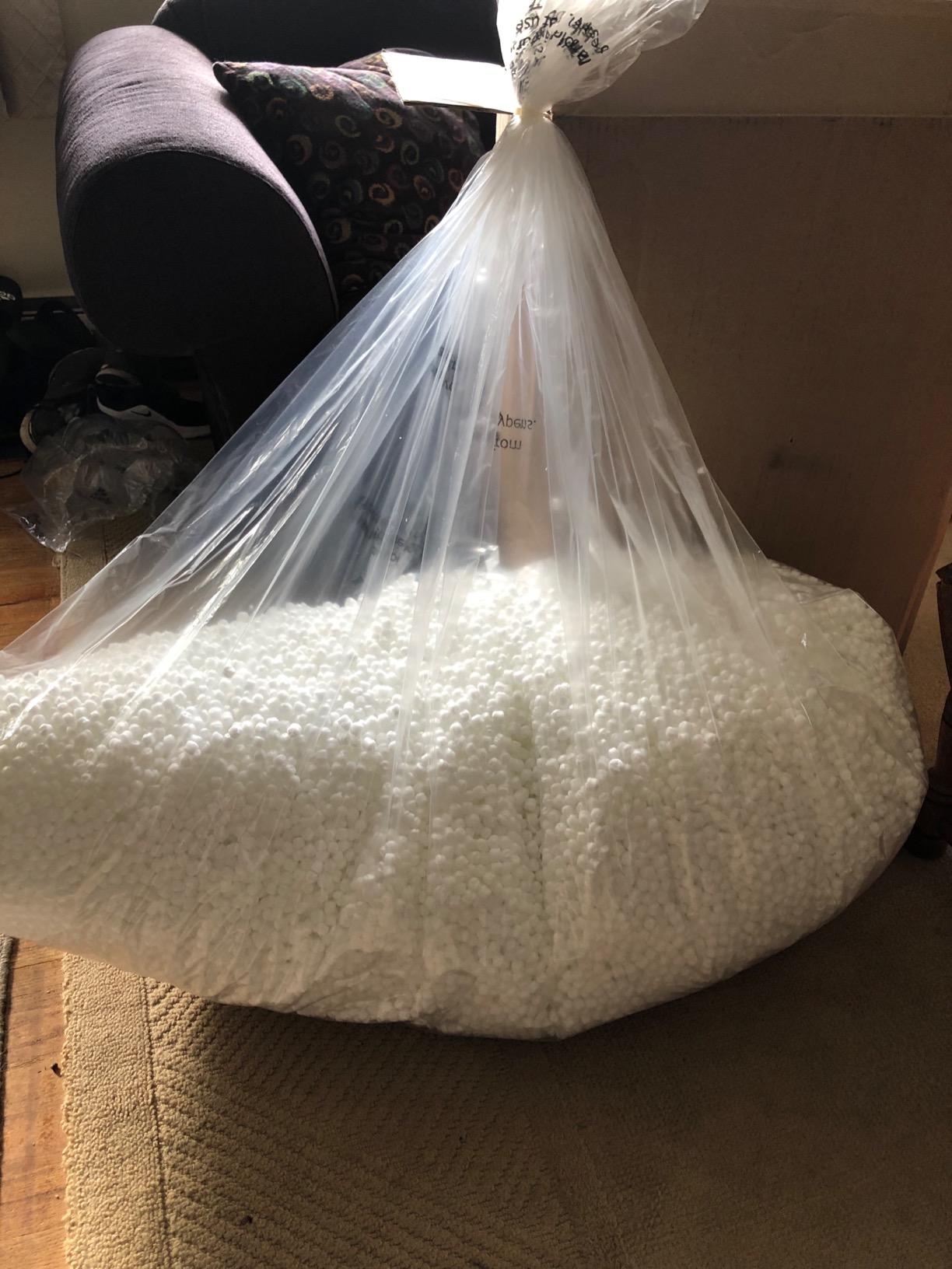 6/mo Finance Posh Creations Foam Filling Bean Bag Refill, 75 L