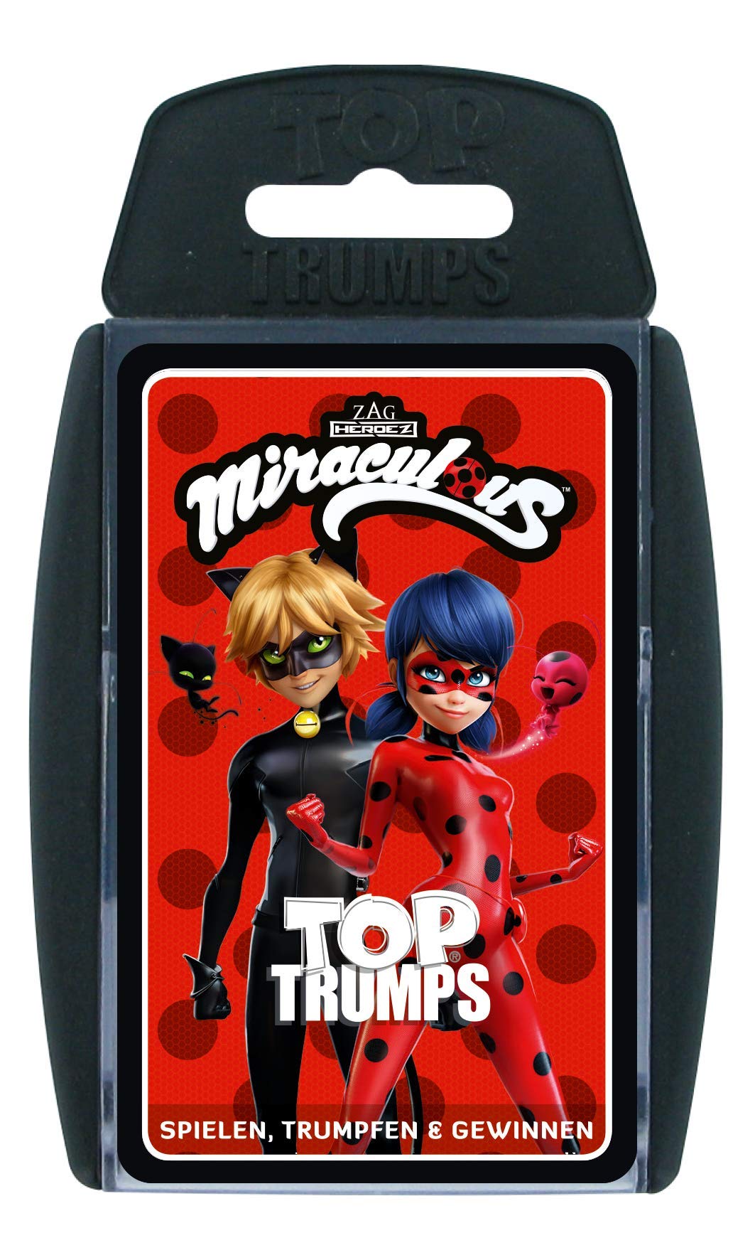 TOP TRUMPS - Miraculous - Mit Lady Bug, Cat Noir und weiteren Miraculous Figuren - Alter 6+ - Deutsch