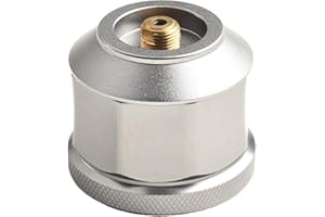 Tidevib Portable Mini Gas Lantern Candlelight Kit with Empty Refillable Tank and Extension Rod for Camping Hiking Tent Lighti