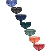 Hanhepee Men's Multipack Modal Microfiber Briefs Sport Summer Bikini Underwear