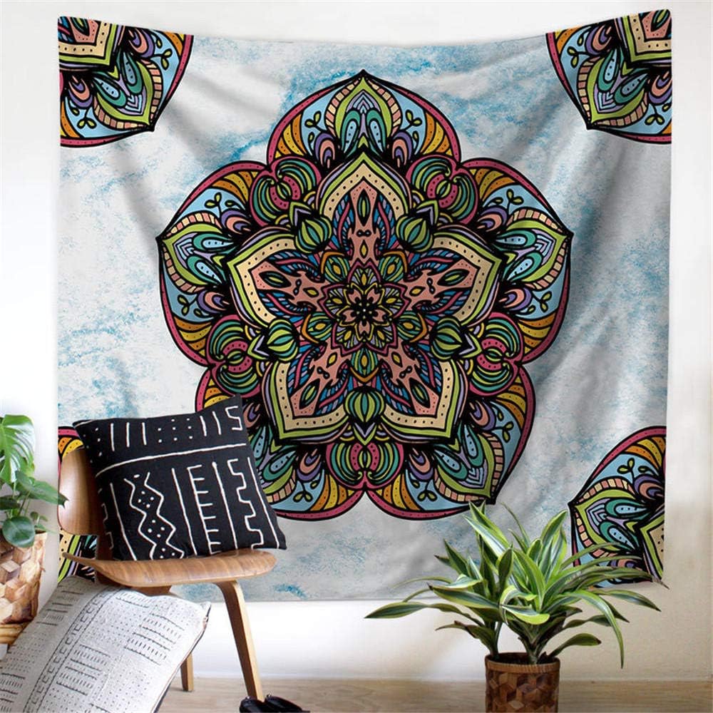 WEMAO Tapestry Mandala Style Wall Hanging Tapestry for Home Psychedelic Decoration Multidesigns