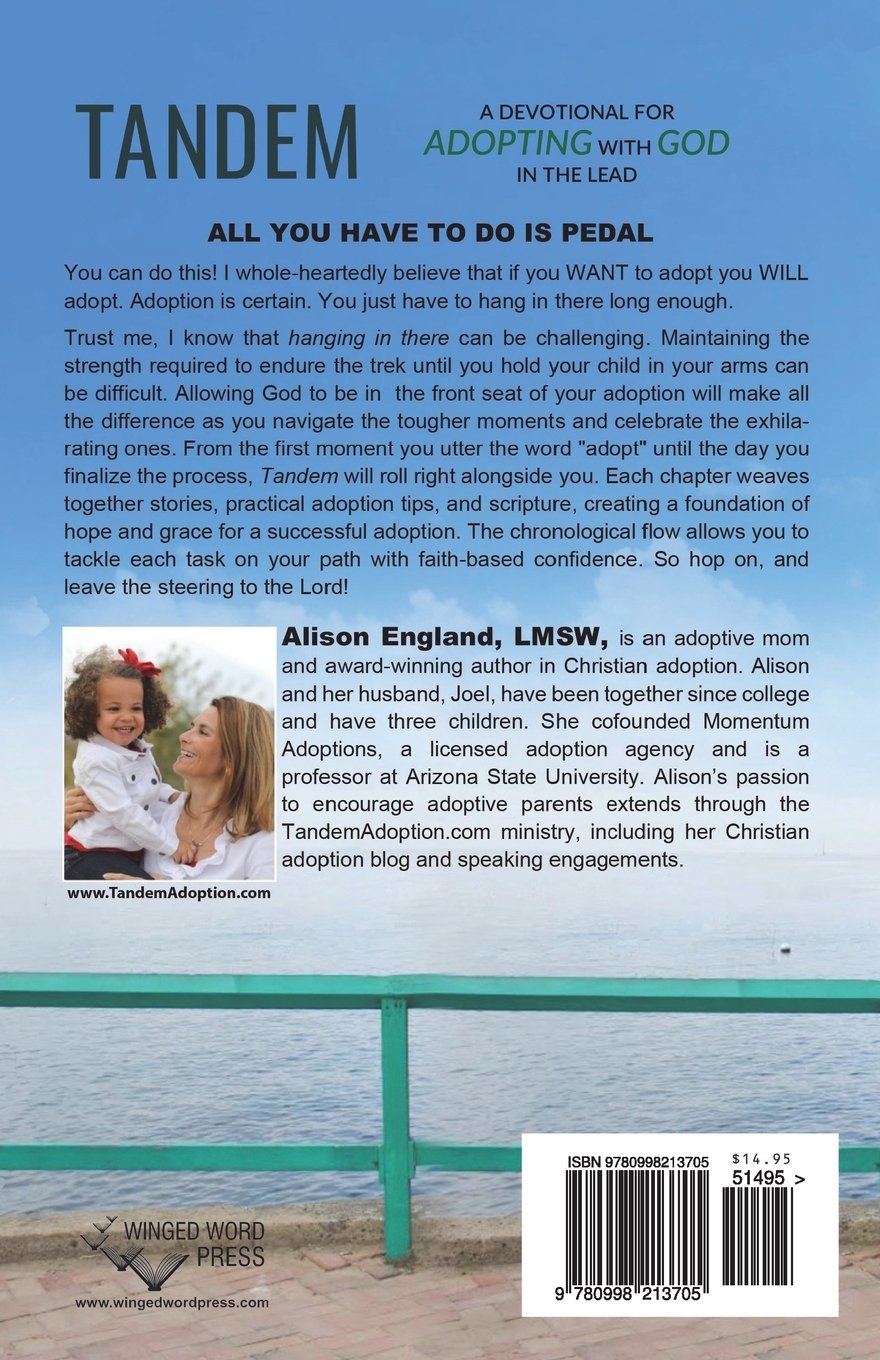 Amazoncom Tandem A Devotional For Adopting With God In - 