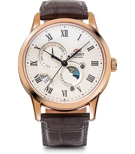 ORIENT 自動巻き時計 SUN＆MOOM Amazon.com: Orient Sun & Moon Automatic Watch, Mechanical