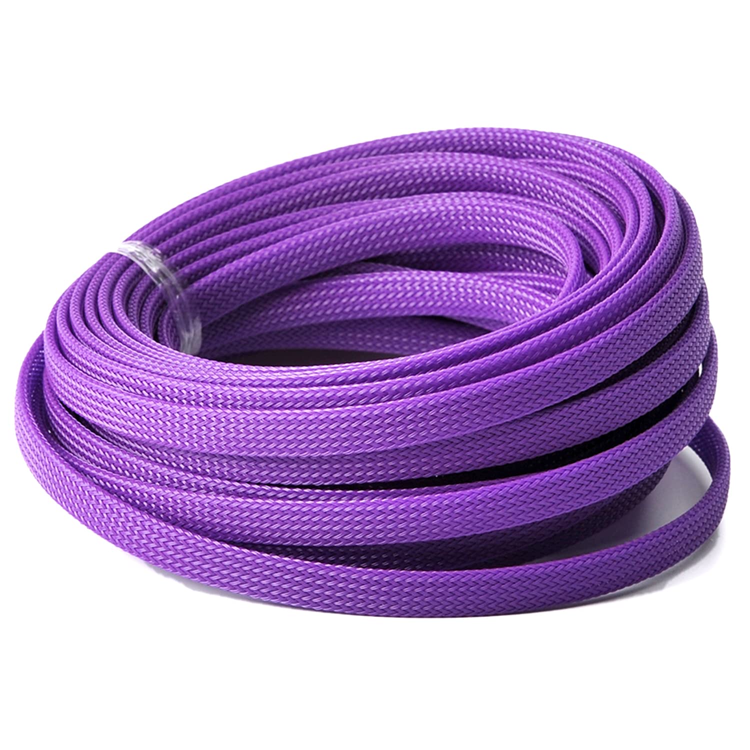 Othmro 1Pc Cable Tidy Sleeve, 10m Cable Protector, Desk Cable Management Cable Organizers Wire Tidy for TV/PC USB Cable, Pet Cable Protector, Purple (Width: 8mm)