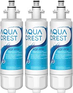 4x FILTRO ACQUA PER LG ADQ36006102S,048231783705, HDX FML-3 - Foto 4