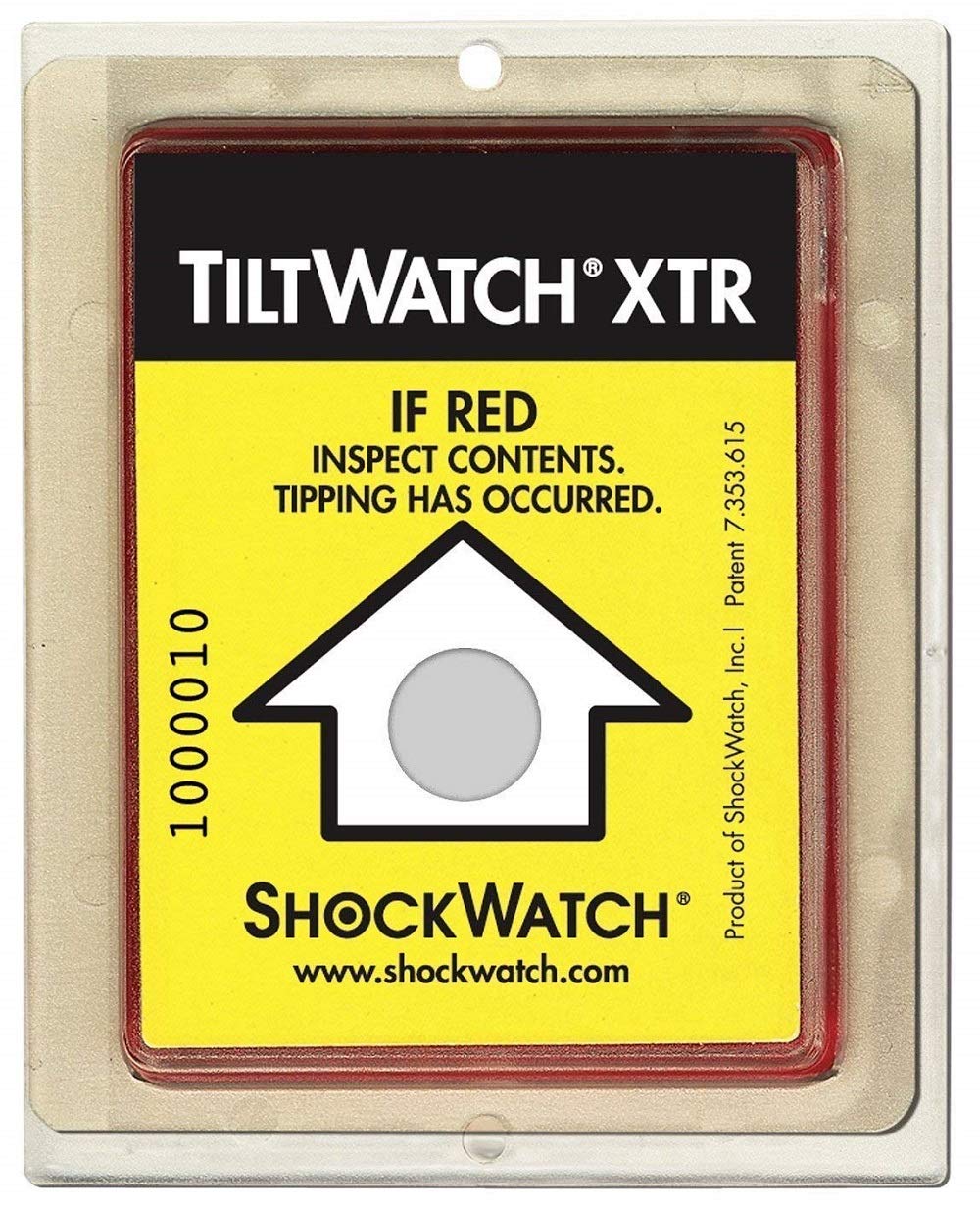 Tilt Indicator Packing Courier Transport Material Handling Protect Mishandling Cargo Shock Sensor Shockwatch Xtr Shockwatch Label Impact Indicators Shock Indicator Courier Amazon Freedom Sale Pack Of Amazon In Industrial
