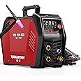 ARCCAPTAIN iControl TIG 205 Pro, 5 In 1 Cold Spot Stick/TIG Welder, 120V/240V Welding Machine with Large LED Display, 2T/4T, Hot start, Arc Force and Anti-stick