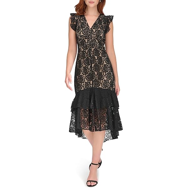 DKNY Women's Sleeveless Scuba Crepe Wear to Work Dress