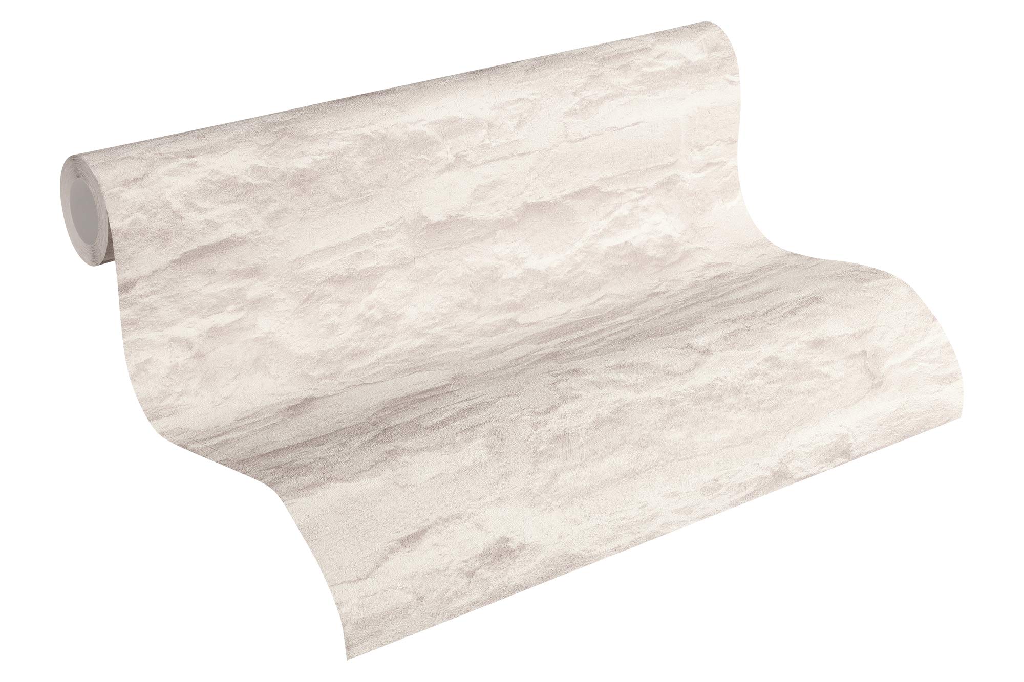 A.S. Création Brick Wallpaper Elements Non-Woven Wallpaper 10.05 m x 0.53 m Creme White Made in Germany 959083 95908-3