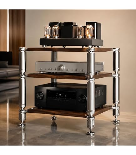 Amazon.com: SPTZQURY 3-Tier HiFi Audio Rack, Audio Component Stand