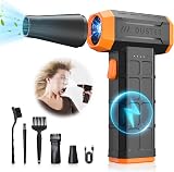 WHATOOK Electric Air Duster 150000RPM 3-Speed Mini PC Cleaner Battery USB
