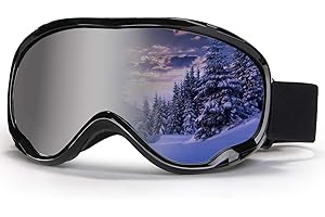 4-FQ Ski Goggles Men Snow Goggles Women Snowboard Goggles OTG Snow Sport Goggles Snowbile goggles for Youth Aduls