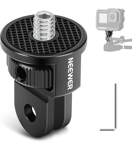 NEEWER Adaptateur Montage Trépied Caméra Action Avec Vis 1/4"-20