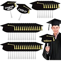 Amazon.com: 48 Pack Grad Cap Fans for Graduation Bulk Grad Cap Hand ...