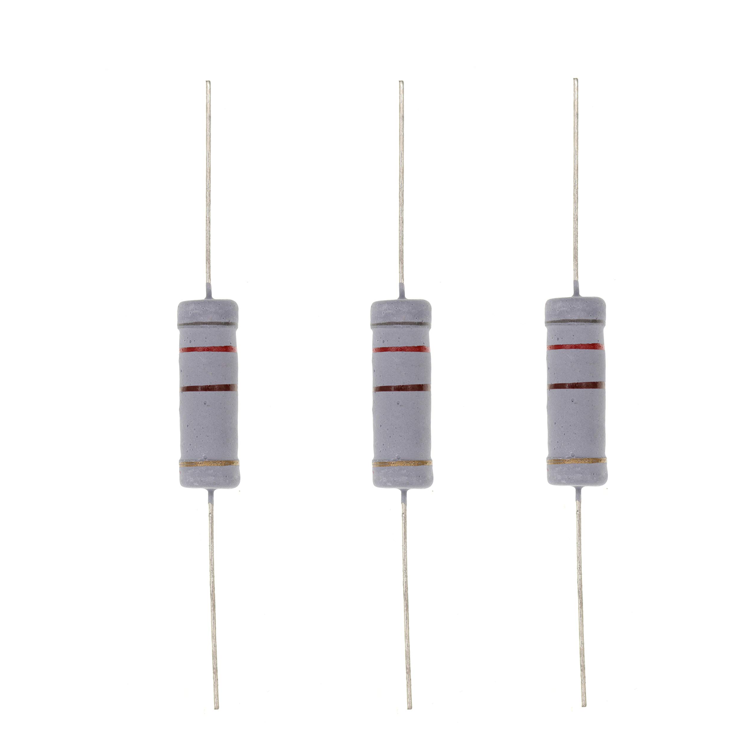 HUABAN 10PCS 5W 5 Watts 820R 820 Ohm 5% Metal Oxide Film Resistor