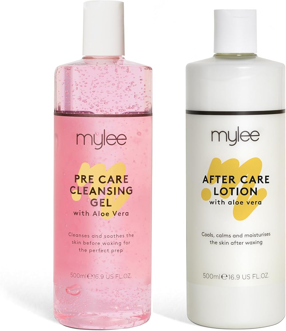 MYLEE Pre & After Care Kit 2x500ml Cleansing Lotion Aloe Vera