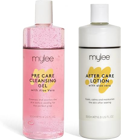 MYLEE Pre & After Care Kit 2x500ml Cleansing Lotion Aloe Vera