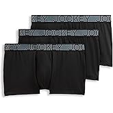 Jockey Men's Underwear Active Microfiber 2.5" Trunk - 3 Pack