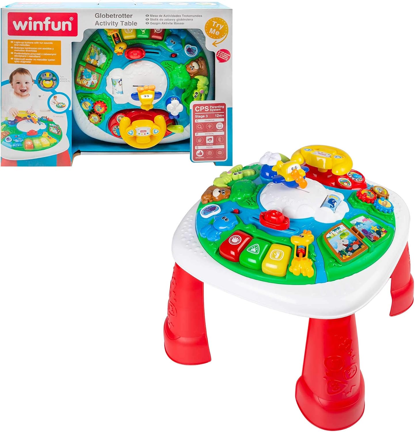 winfun - World Trotting Activity Table (46520), Activities, Medium - Image 3