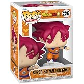 Funko POP! Animation: Dragon Ball Super - Goku (Red) | Official Merch - Collectable Vinyl Figurine for Shelf Display - Birthday Gift Idea for Fans and Collectors