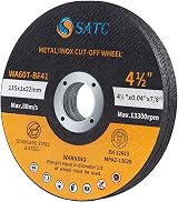 SATC 115mm Cutting Discs 10-Piece Ultra Thin 1mm for Ferrous Metals view 1