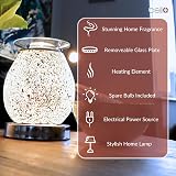 Cello Silver Mosaic Touch Electric Wax Melt Burner Oil Diffuser view 4