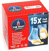 THE HEAT COMPANY Toewarmers Extra Warm 15 Pairs Adhesive Foot Warmers 8 Hours