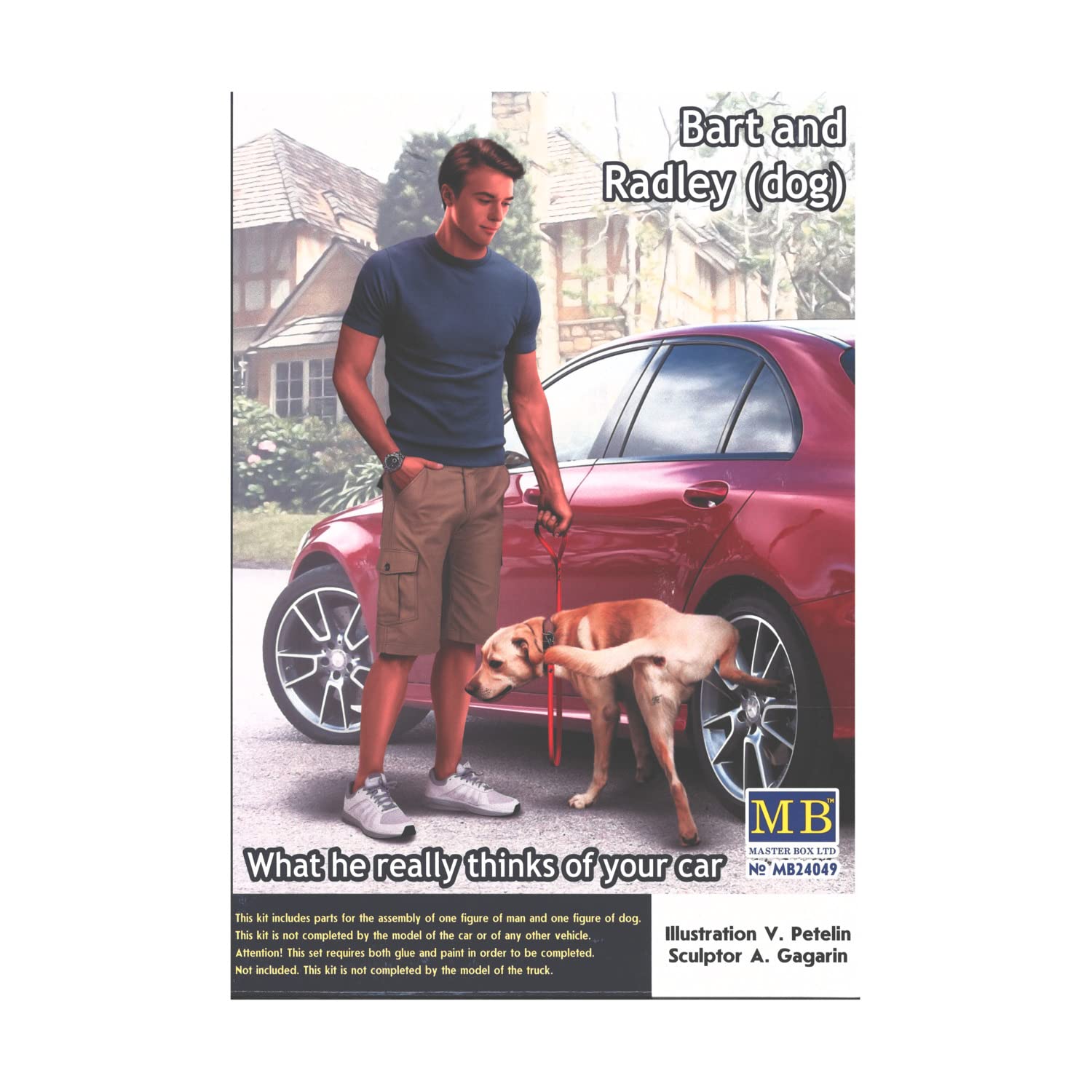 Masterbox 1:24 - Bart and Radl (dog). What he really thinks