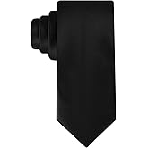 Haggar mens Solid Dress Tie – Classic Length/Width for Business Or Formal Wear