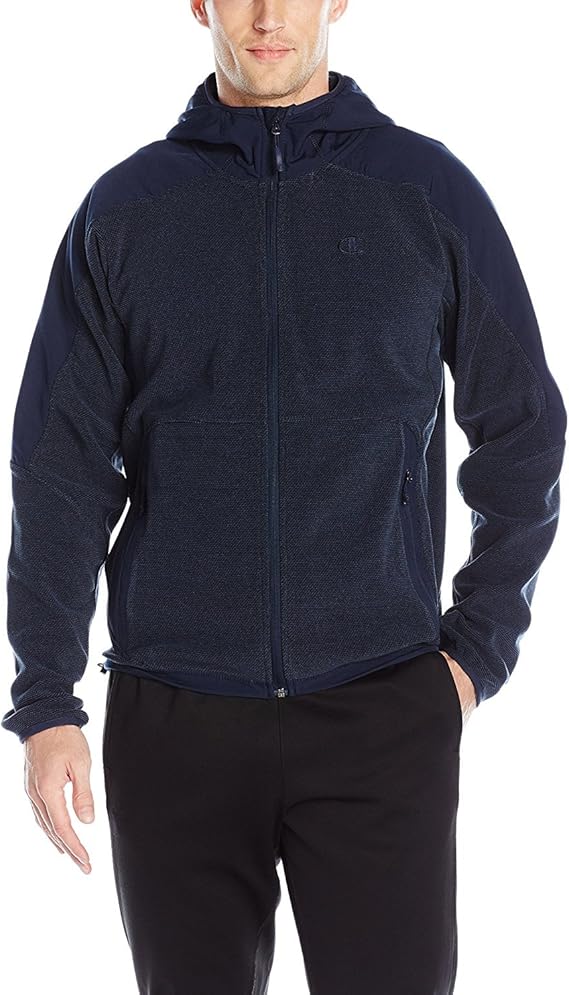 mens champion fleece jacket