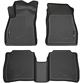 Husky Liners Weatherbeater Floor Mats | Fits 2014-2019 Nissan Sentra | Front & 2nd Row, 3-pc Black - 95631