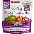 Nature's Garden Omega 3 Deluxe Mix - Trail Mix, Deluxe Mix Nuts, Heart Healthy, Gluten Free, Cholesterol Free, Sodium Free, No Artificial Ingredients - 1.2 oz Bags (15 Individual Servings)
