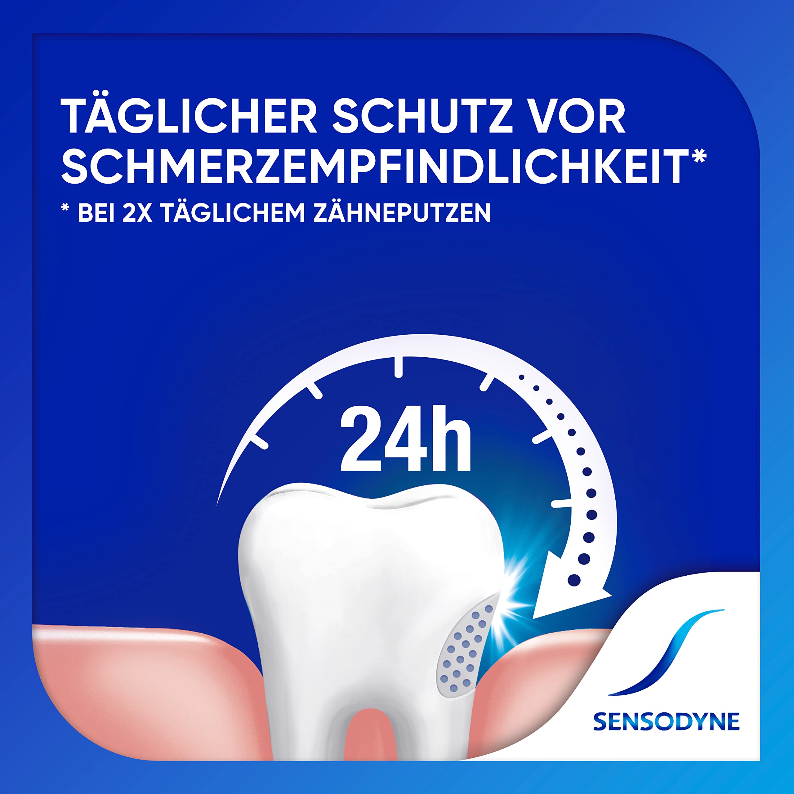 Sensodyne Sensitiv Extra Frisch Zahnpasta, 75ml, tägliche Zahncreme zum Schutz vor Karies, bei schmerzempfindlichen Zähnen 2