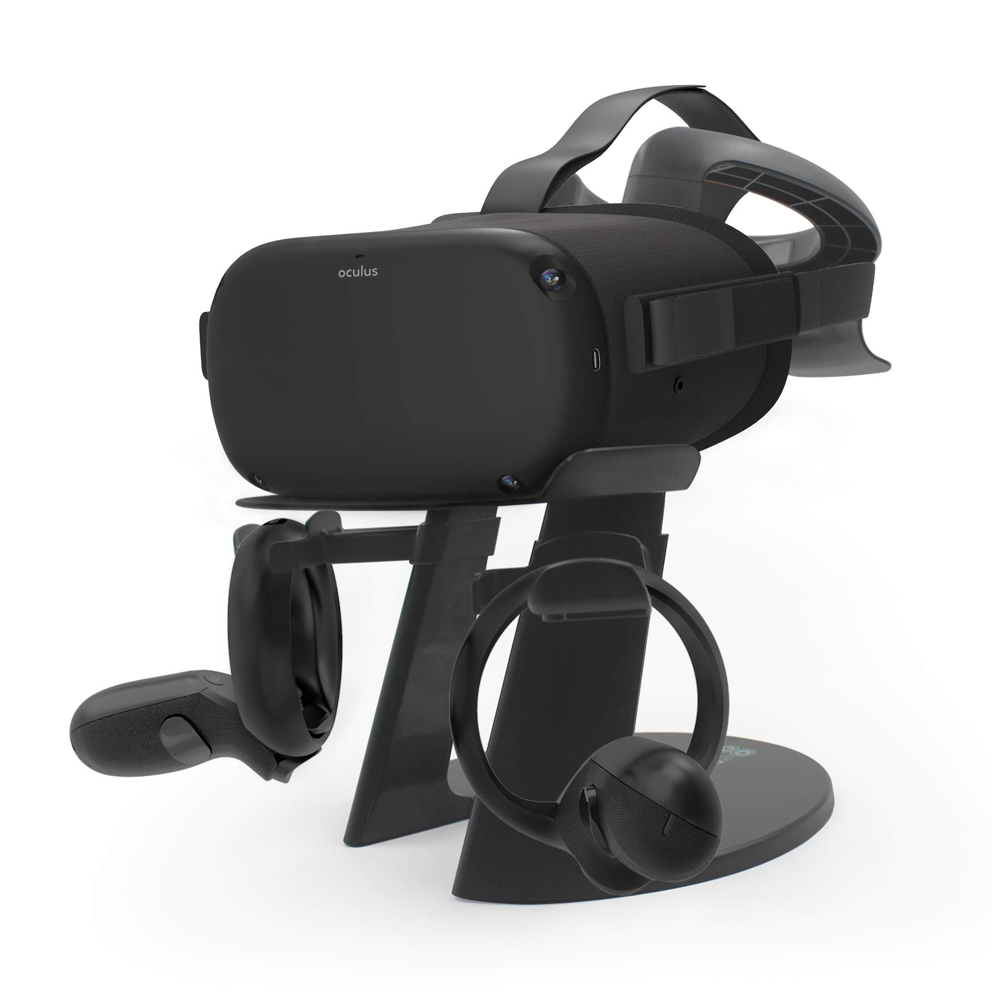 AMVR VR Stand,Headset Display Holder and Controller Mount Station for