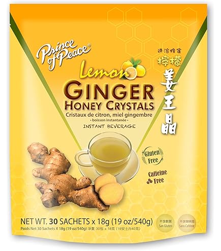 Amazon.com : The Instantane Au Gingembre Et Citron (Instant Ginger Lemon  Drink) - 12.7oz (Pack of 1) : Grocery & Gourmet Food