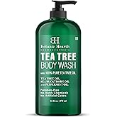 Botanic Hearth Tea Tree Body Wash | Shower Gel - 16 fl oz Helps Nail Conditions Athletes Foot Ringworms Jock Itch & Body Odor